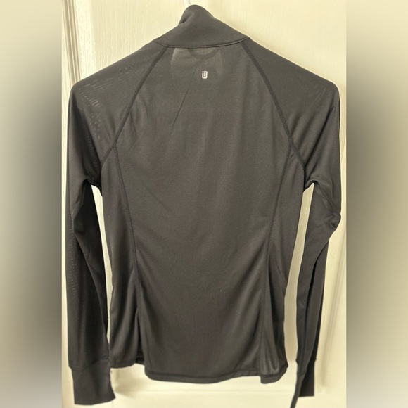 Ideology NWT Black Slim-Fit Running Jacket, 2 front Zip Pockets/Thumb Pulls. XS - Picture 2 of 6